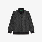 High Neck Zip-Up Paris Monogram Sweatshirt