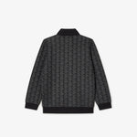 High Neck Zip-Up Paris Monogram Sweatshirt