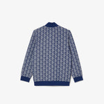 High Neck Zip-Up Paris Monogram Sweatshirt