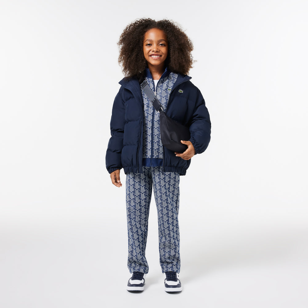 High Neck Zip-Up Paris Monogram Sweatshirt