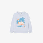 Fleece Crew Neck Printed Sweatshirt