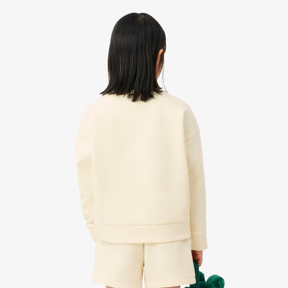 Embroidered Badge Neoprene Sweatshirt