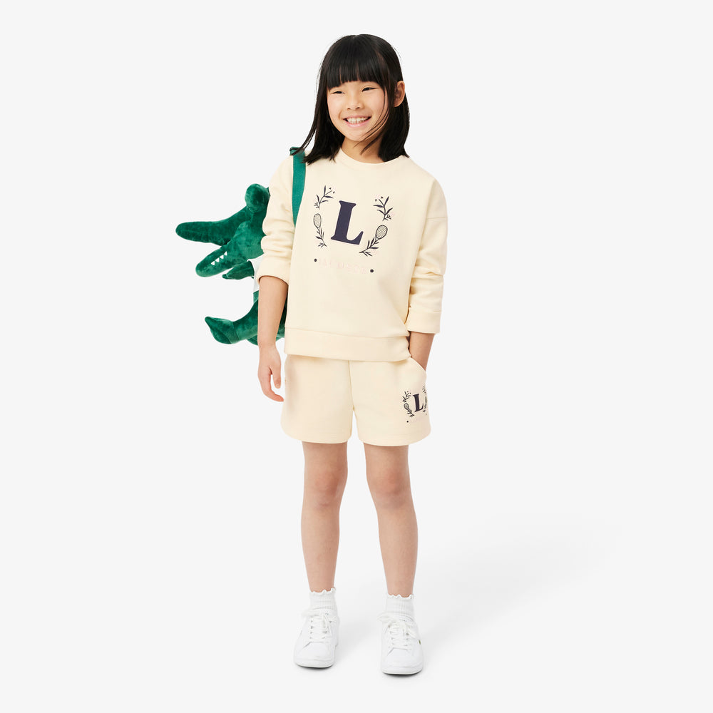 Embroidered Badge Neoprene Sweatshirt