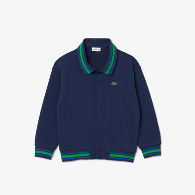 Button-Down Fleece Sweatshirt