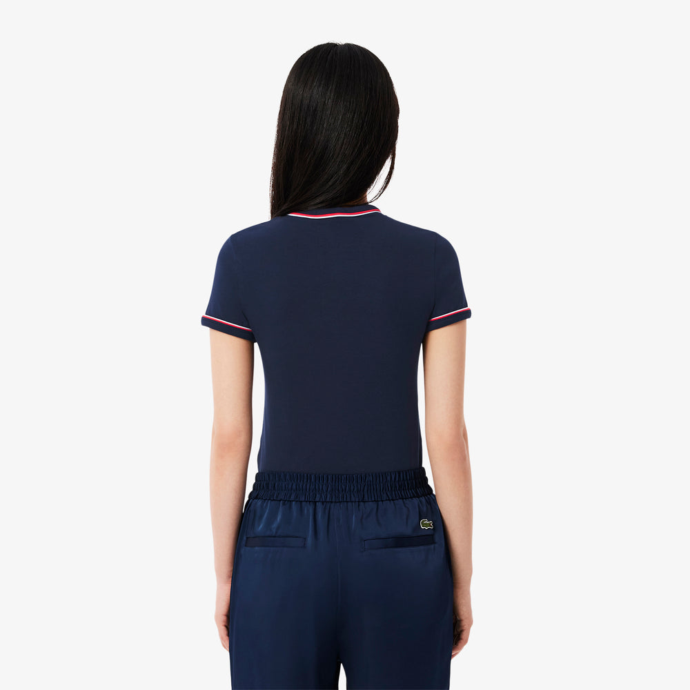 Contrast Accent Jersey T-shirt