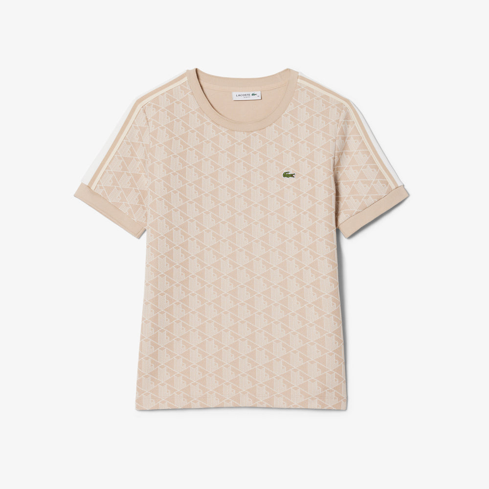 Slim Fit Monogram Jacquard T-shirt