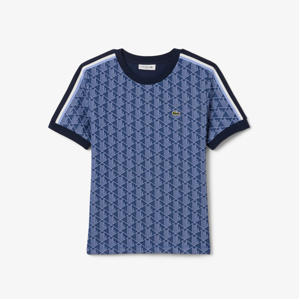 Slim Fit Monogram Jacquard T-shirt