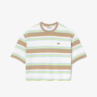 Oversized Fluid Stripe Jersey T-shirt