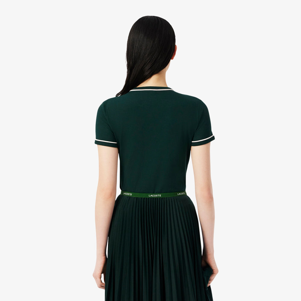 Contrast Trim Jersey T-shirt