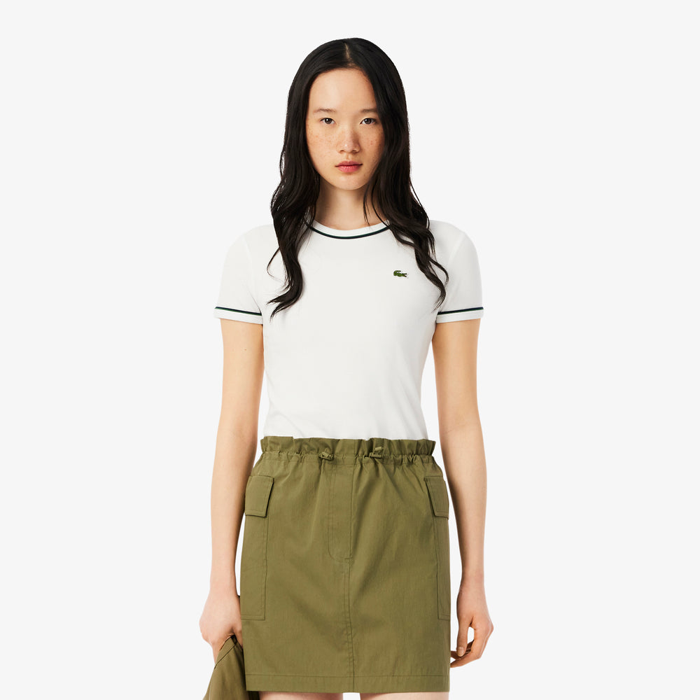 Contrast Trim Jersey T-shirt