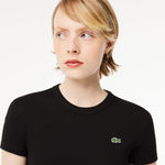 Slim Fit Ribbed Cotton T-shirt