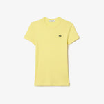 Slim Fit Ribbed Cotton T-shirt