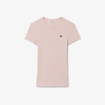 Slim Fit Ribbed Cotton T-shirt