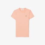 Slim Fit Ribbed Cotton T-shirt