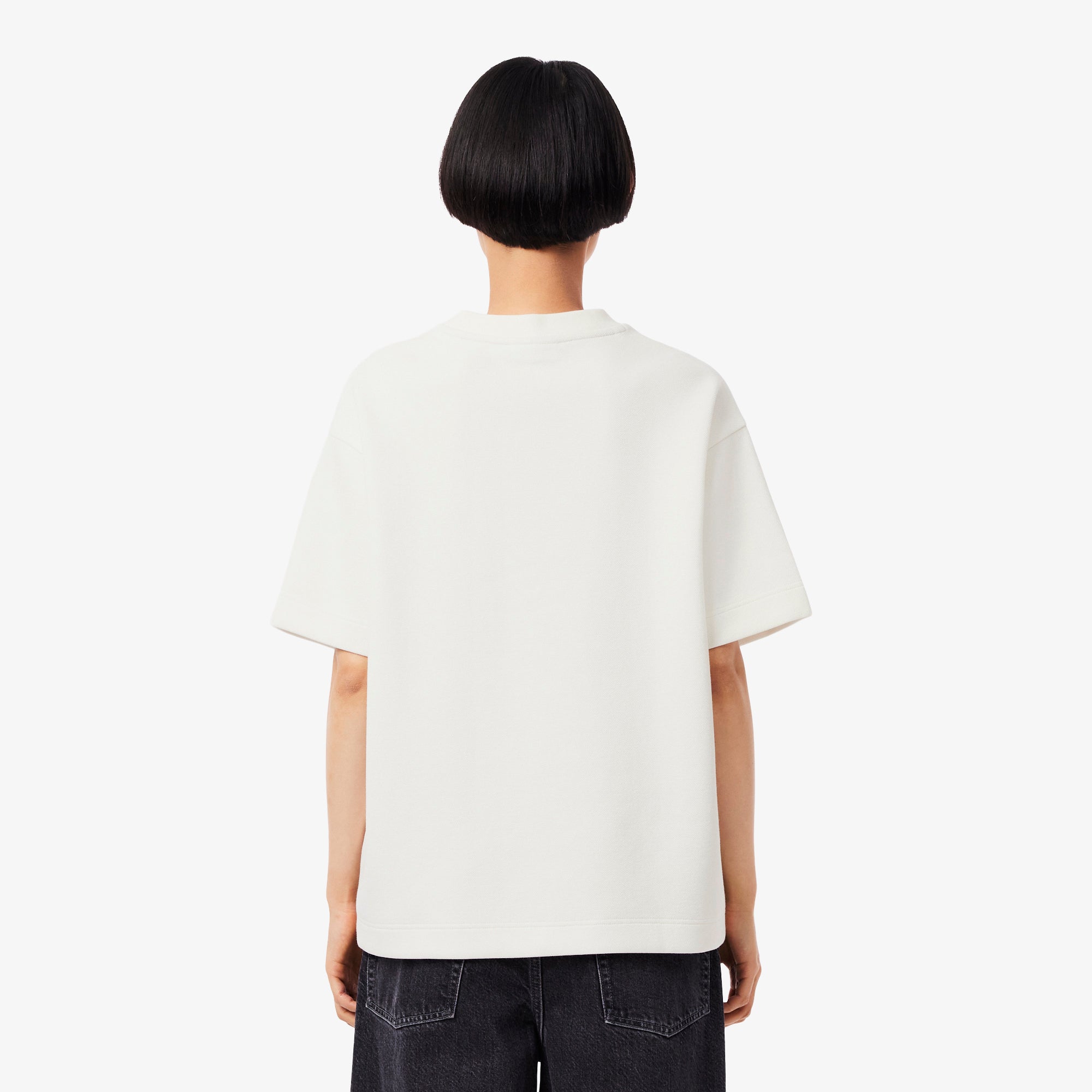 Oversized Double Face Piqué T-shirt – Lacoste ZA