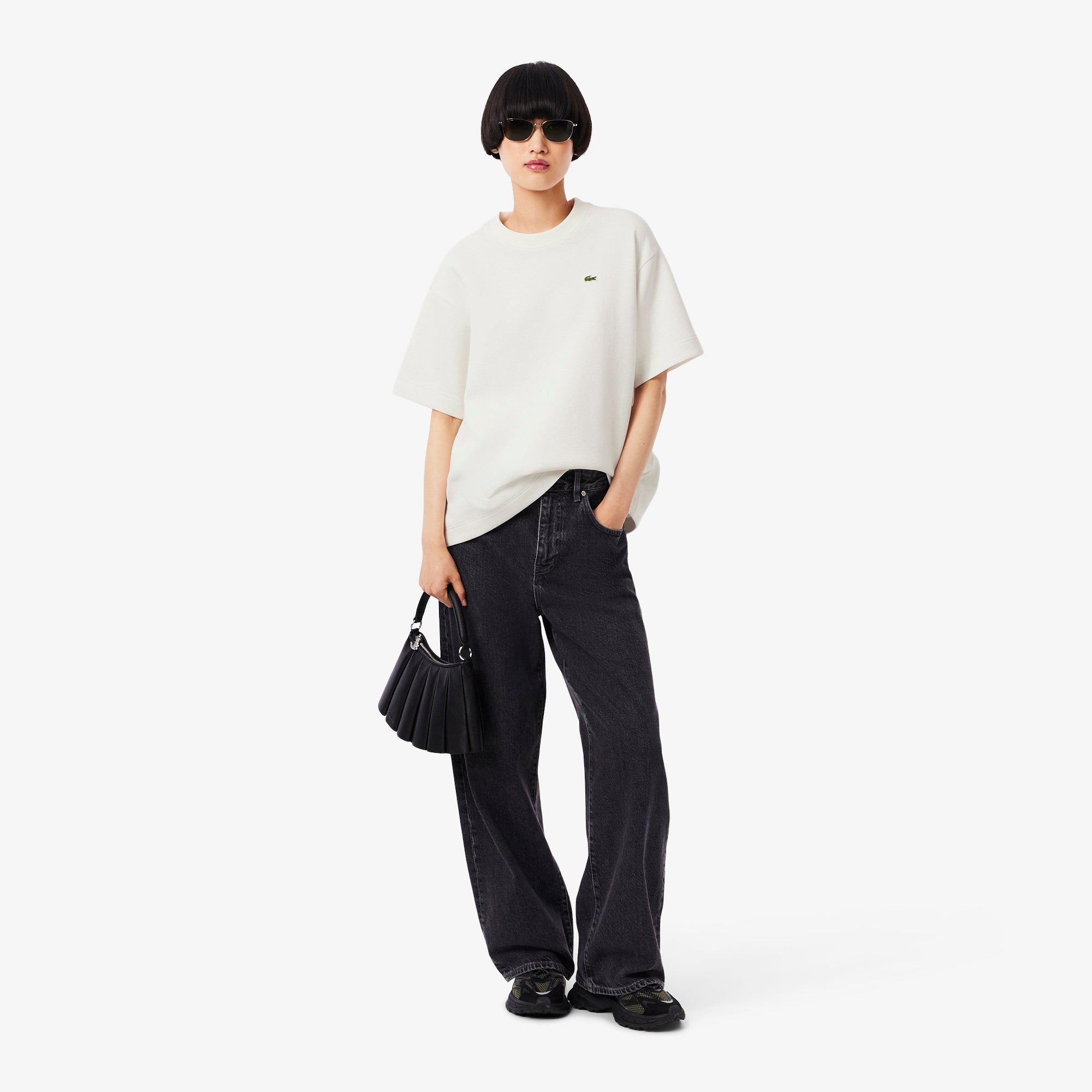 Oversized Double Face Piqué T-shirt – Lacoste ZA
