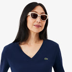 Relaxed Fit Soft Cotton V Neck T-shirt