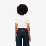Embroidery Accent Jersey T-shirt