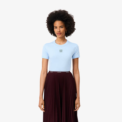 Embroidery Accent Jersey T-shirt