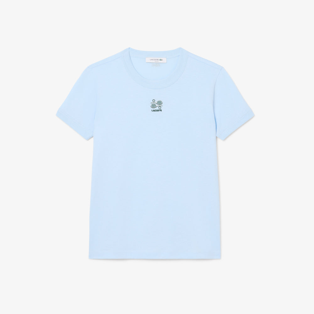 Embroidery Accent Jersey T-shirt
