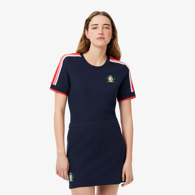 French Made Textured Piqué T-shirt