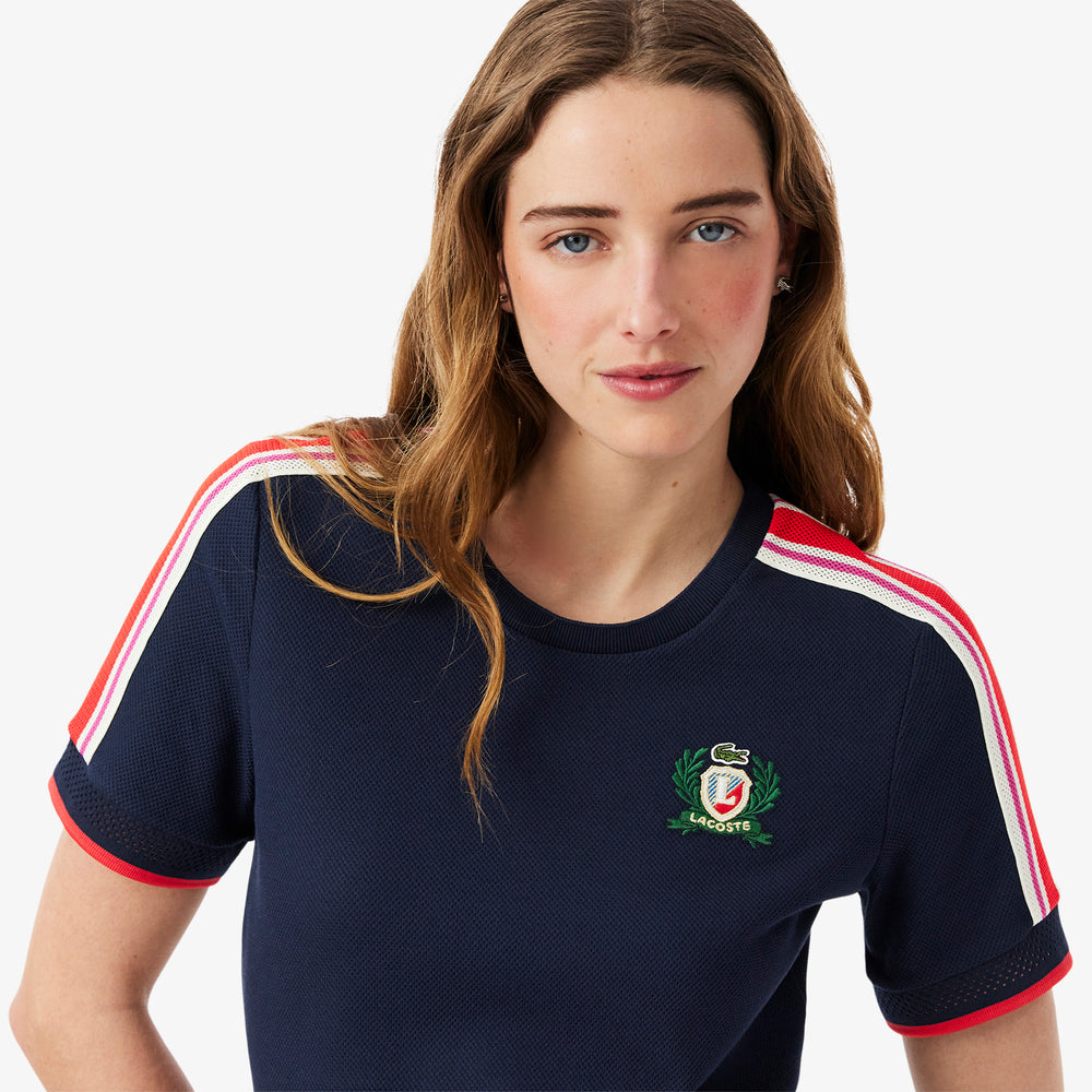 French Made Textured Piqué T-shirt