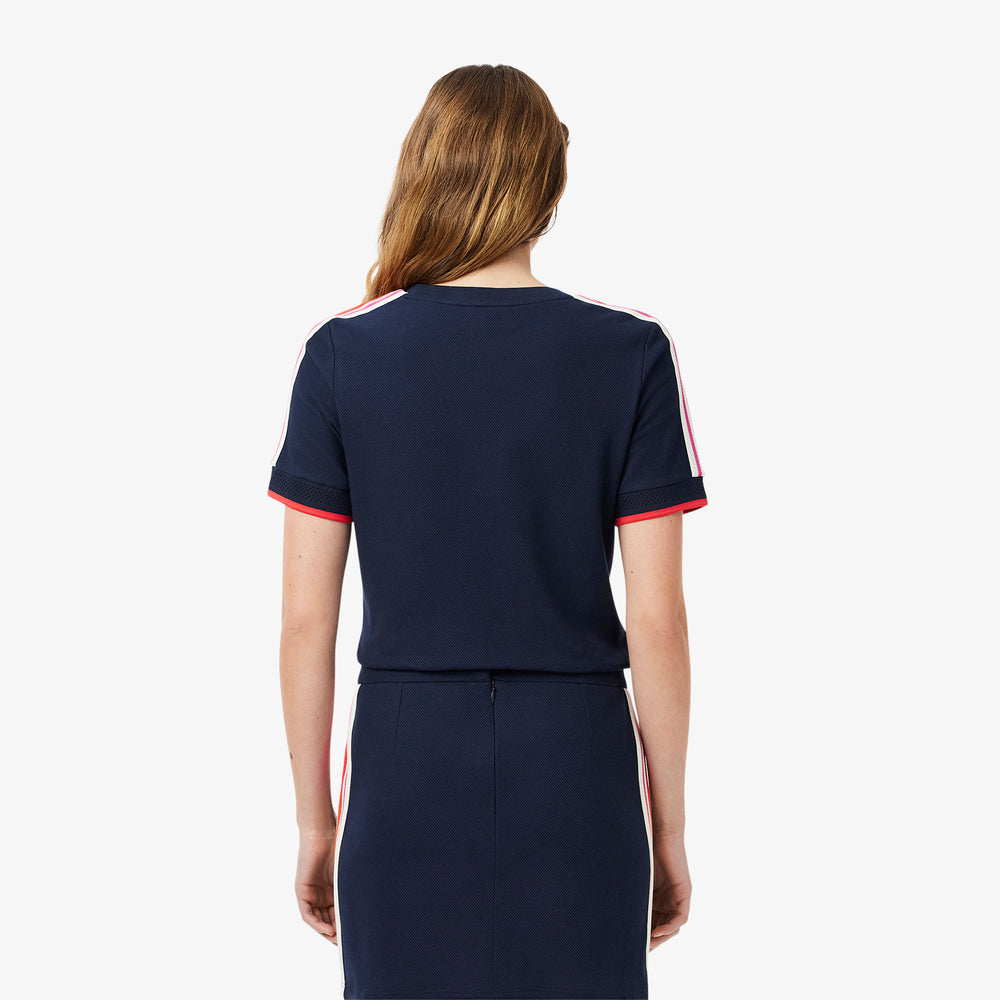 French Made Textured Piqué T-shirt