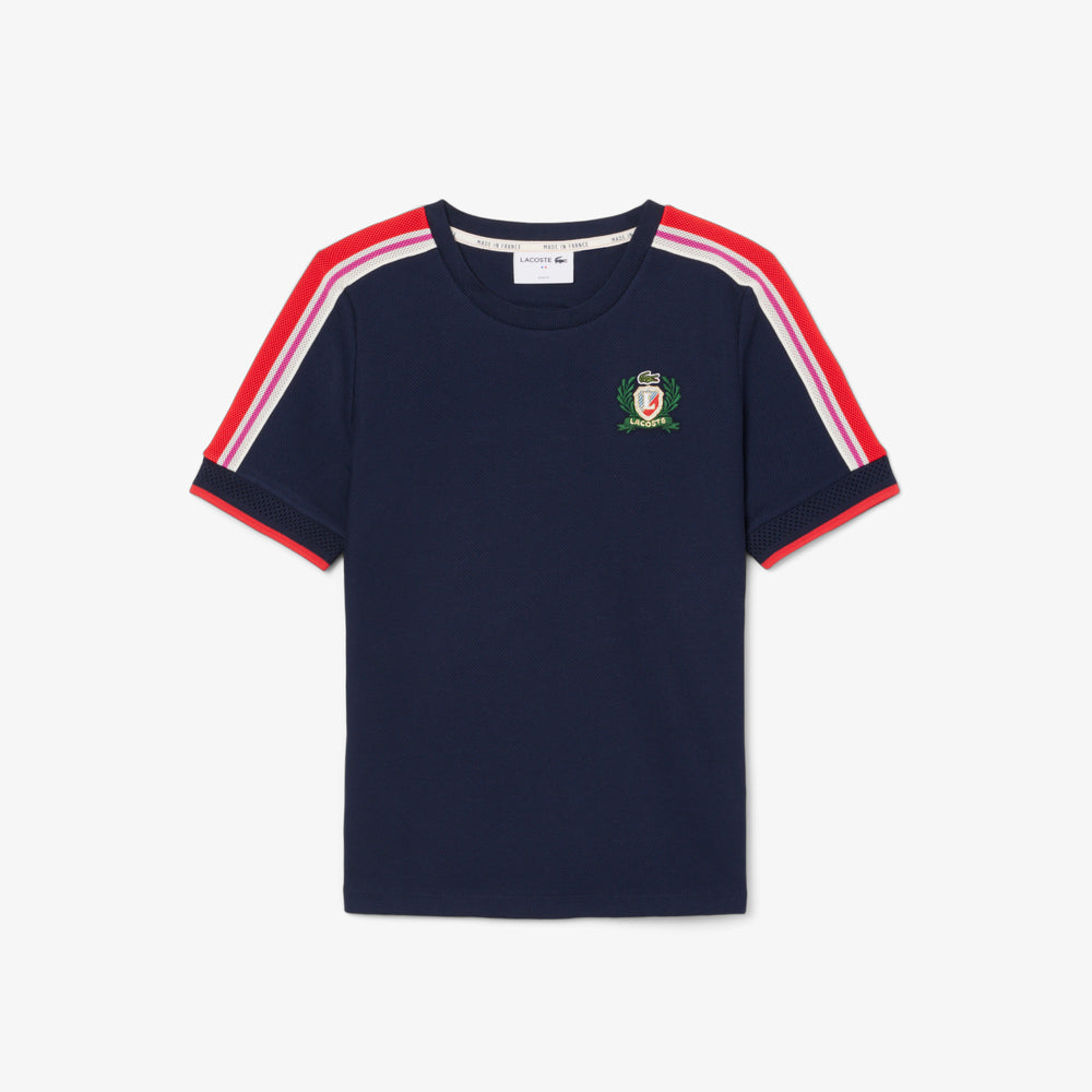 French Made Textured Piqué T-shirt