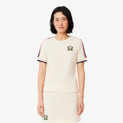 French Made Textured Piqué T-shirt