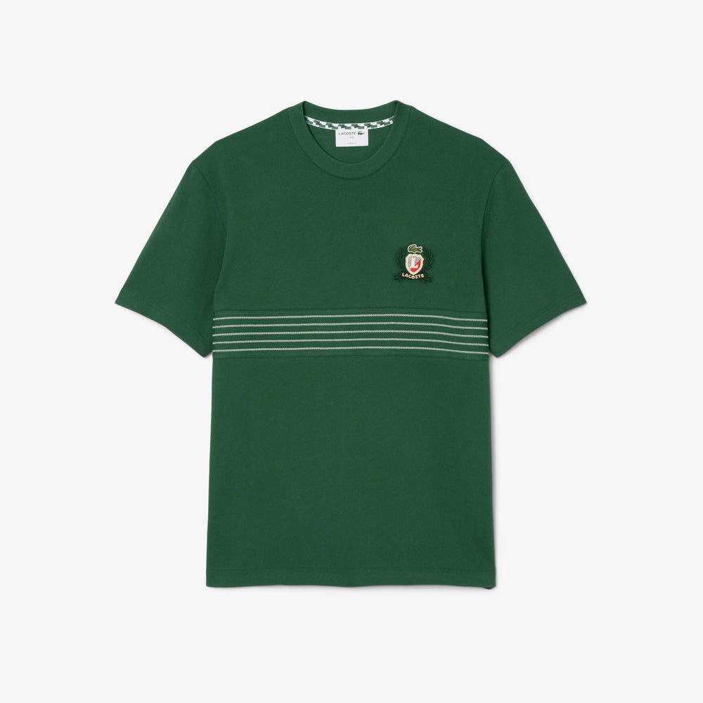 Embroidered Badge Piqué T-shirt