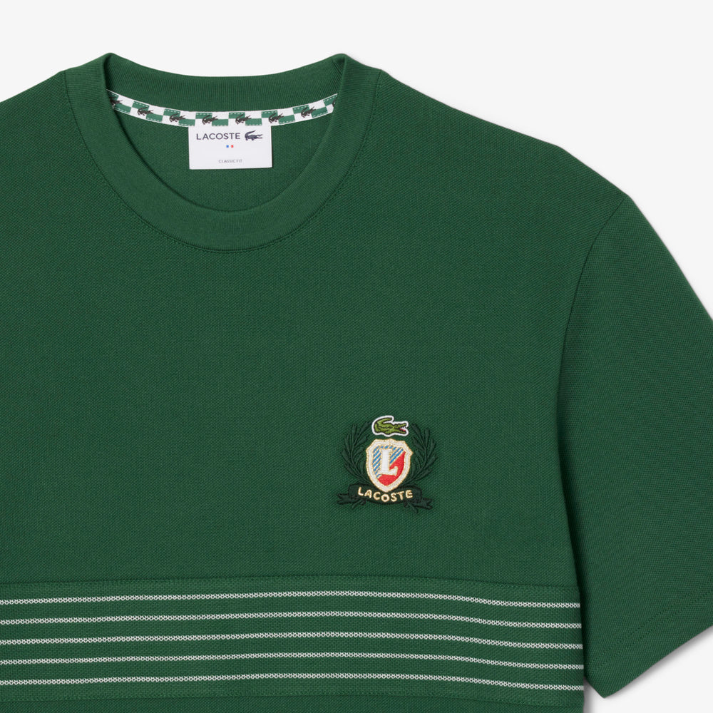 Embroidered Badge Piqué T-shirt
