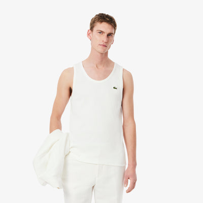 Slim Fit Ribbed Cotton Tank Top