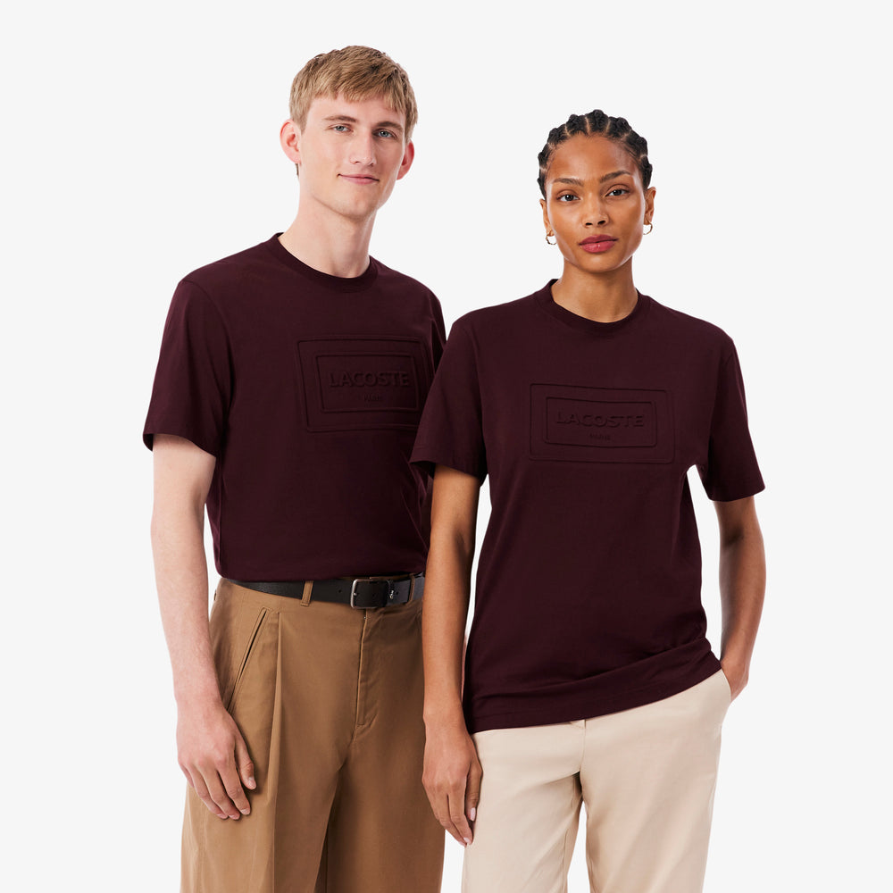 Embossed Branding Cotton T-shirt