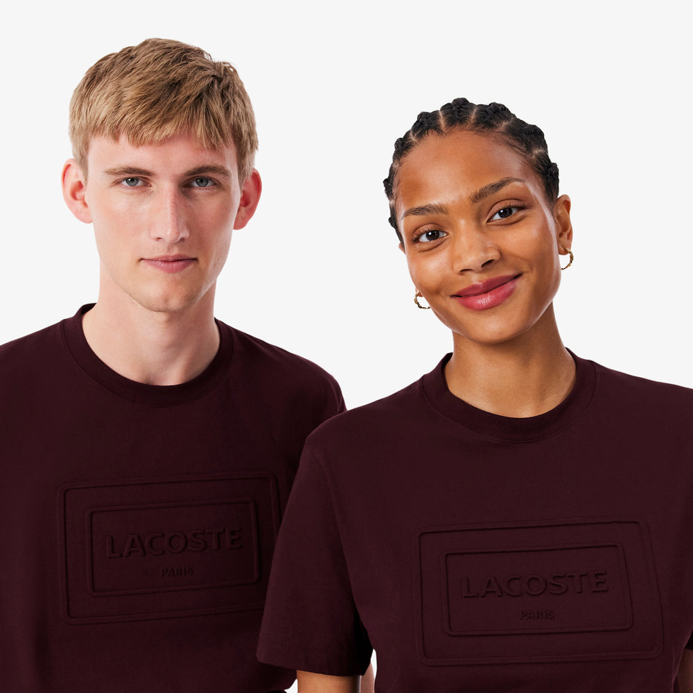 Embossed Branding Cotton T-shirt