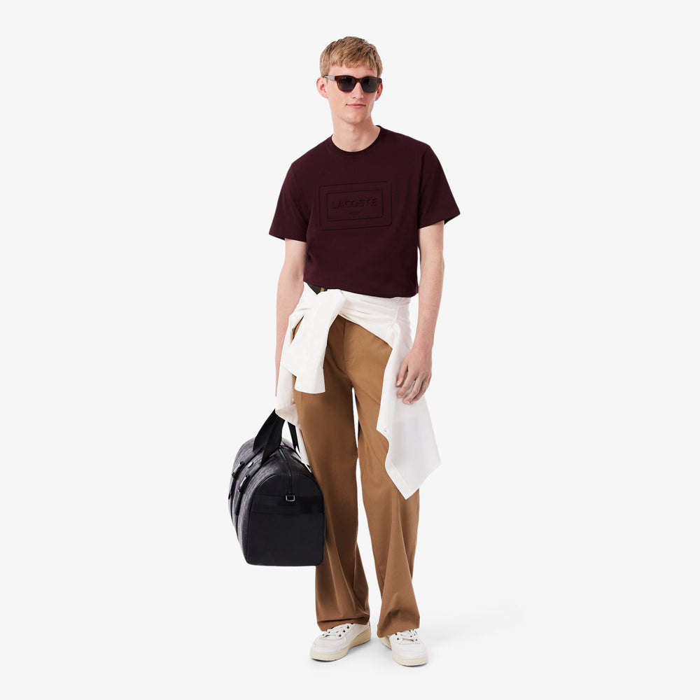 Embossed Branding Cotton T-shirt