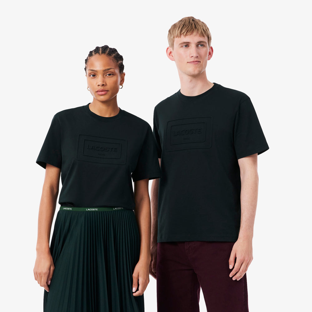 Embossed Branding Cotton T-shirt