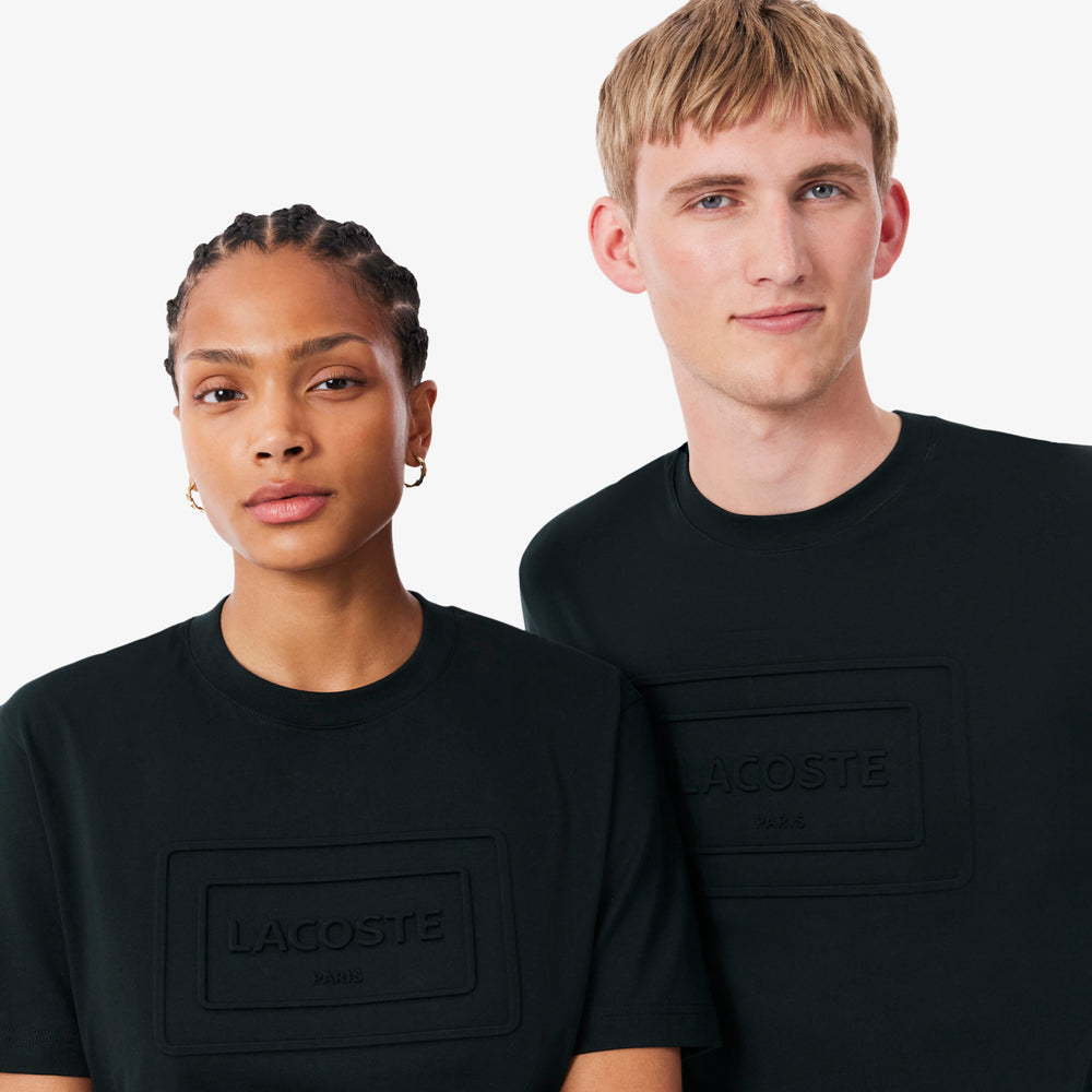 Embossed Branding Cotton T-shirt