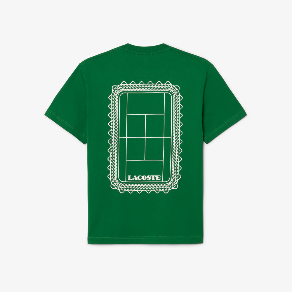 Tennis Print Cotton Jersey T-shirt
