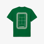 Tennis Print Cotton Jersey T-shirt