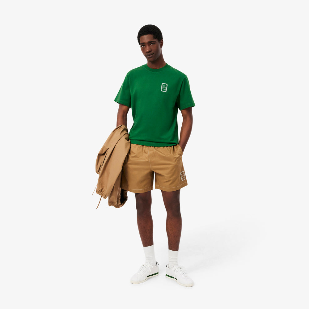 Tennis Print Cotton Jersey T-shirt