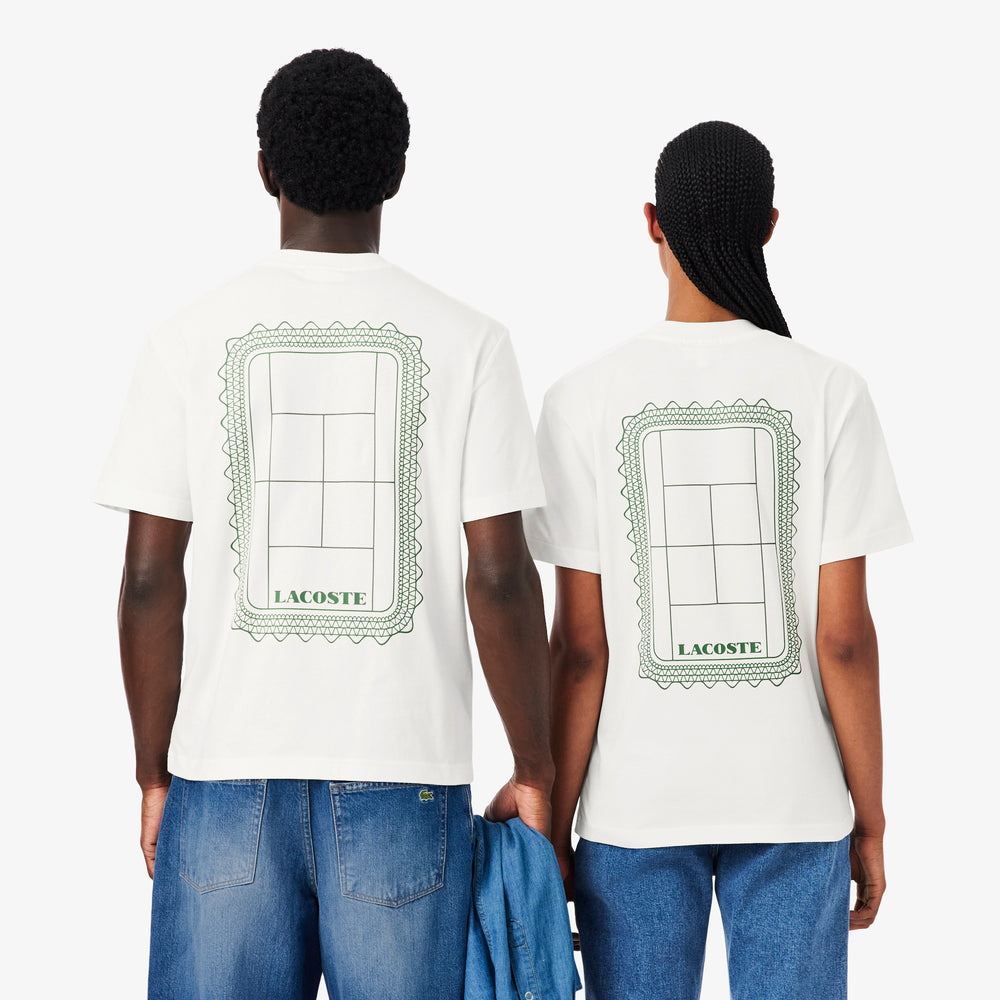 Tennis Print Cotton Jersey T-shirt