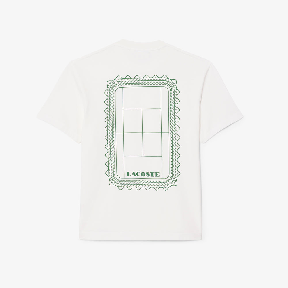 Tennis Print Cotton Jersey T-shirt