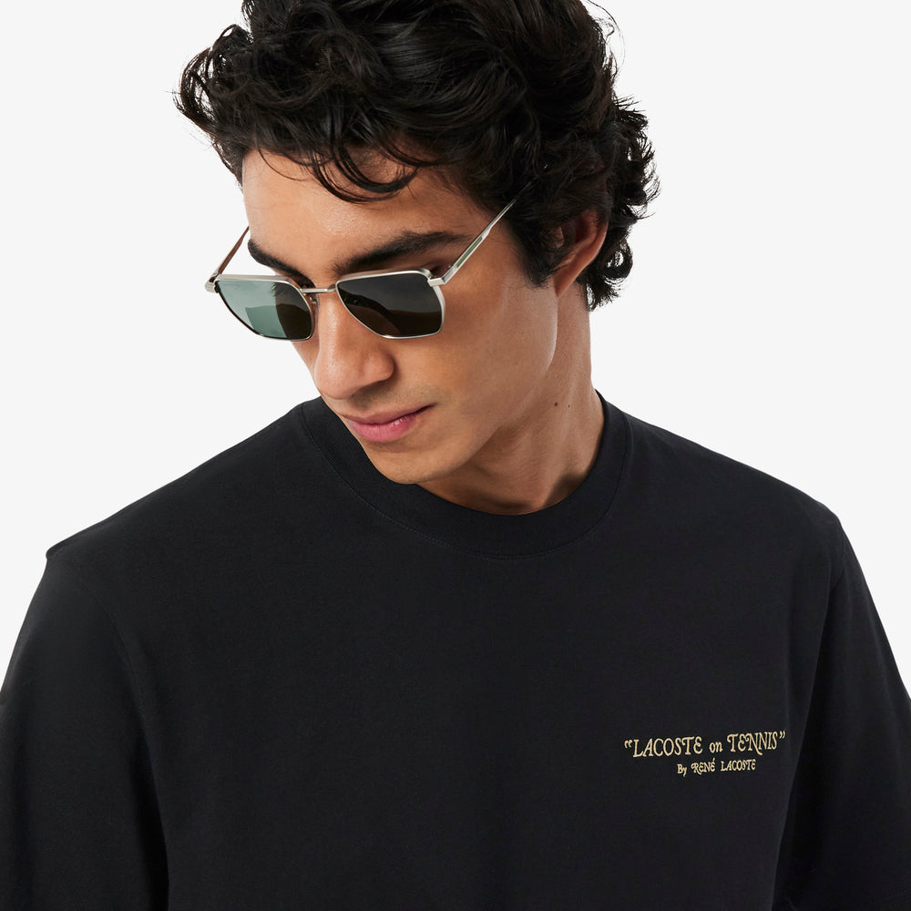 Embroidered Cotton T-shirt
