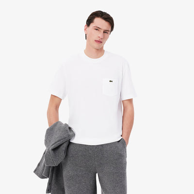 Cotton T-shirt with Breast Pocket