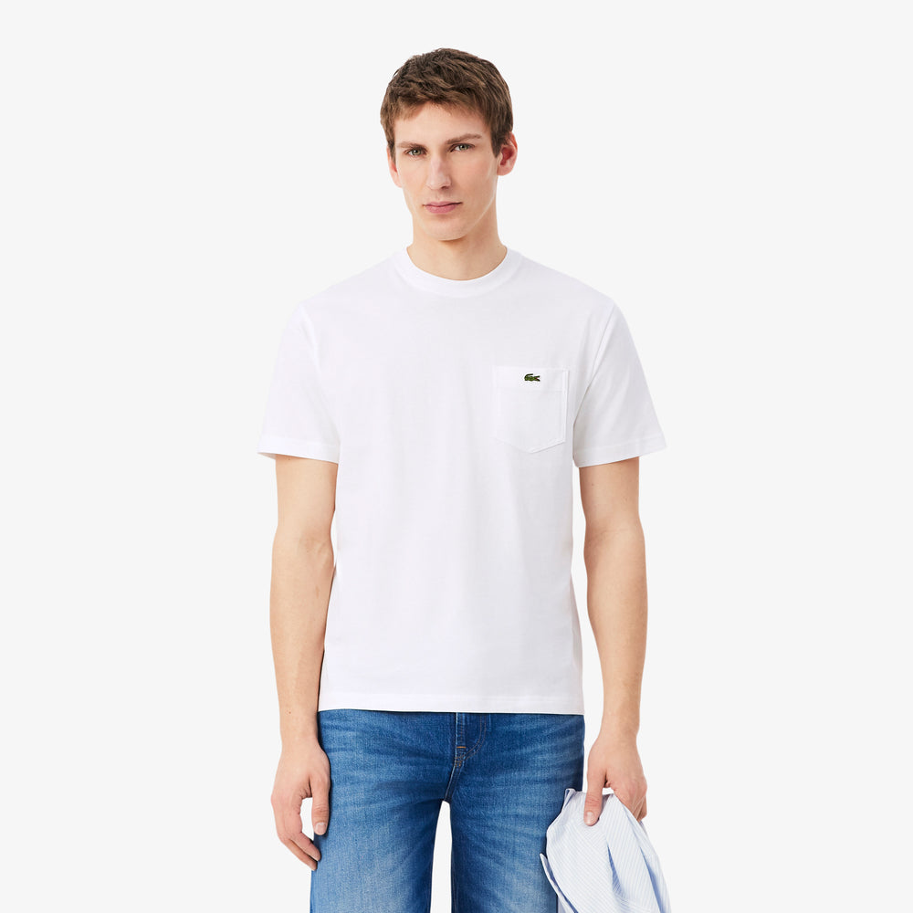 Cotton T-shirt with Breast Pocket