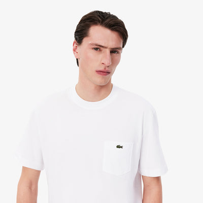 Cotton T-shirt with Breast Pocket