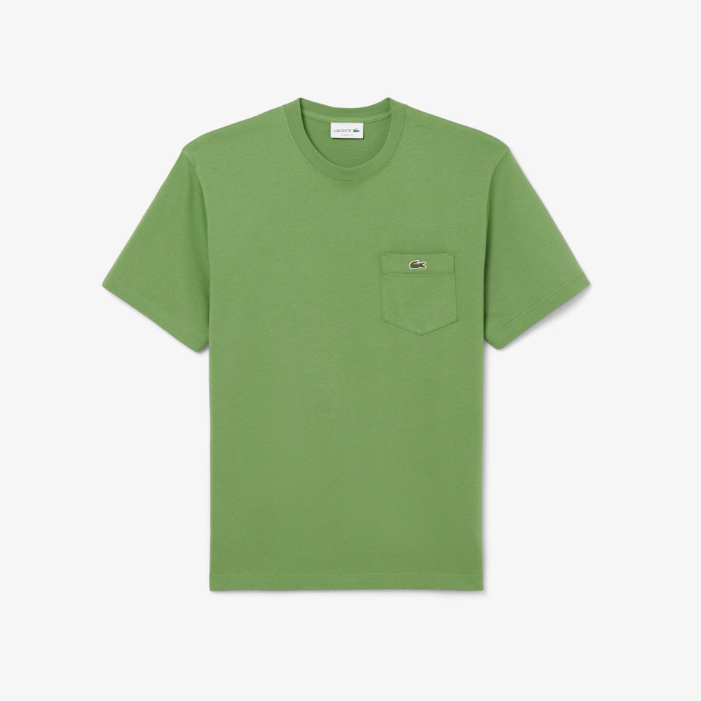 Cotton T-shirt with Breast Pocket