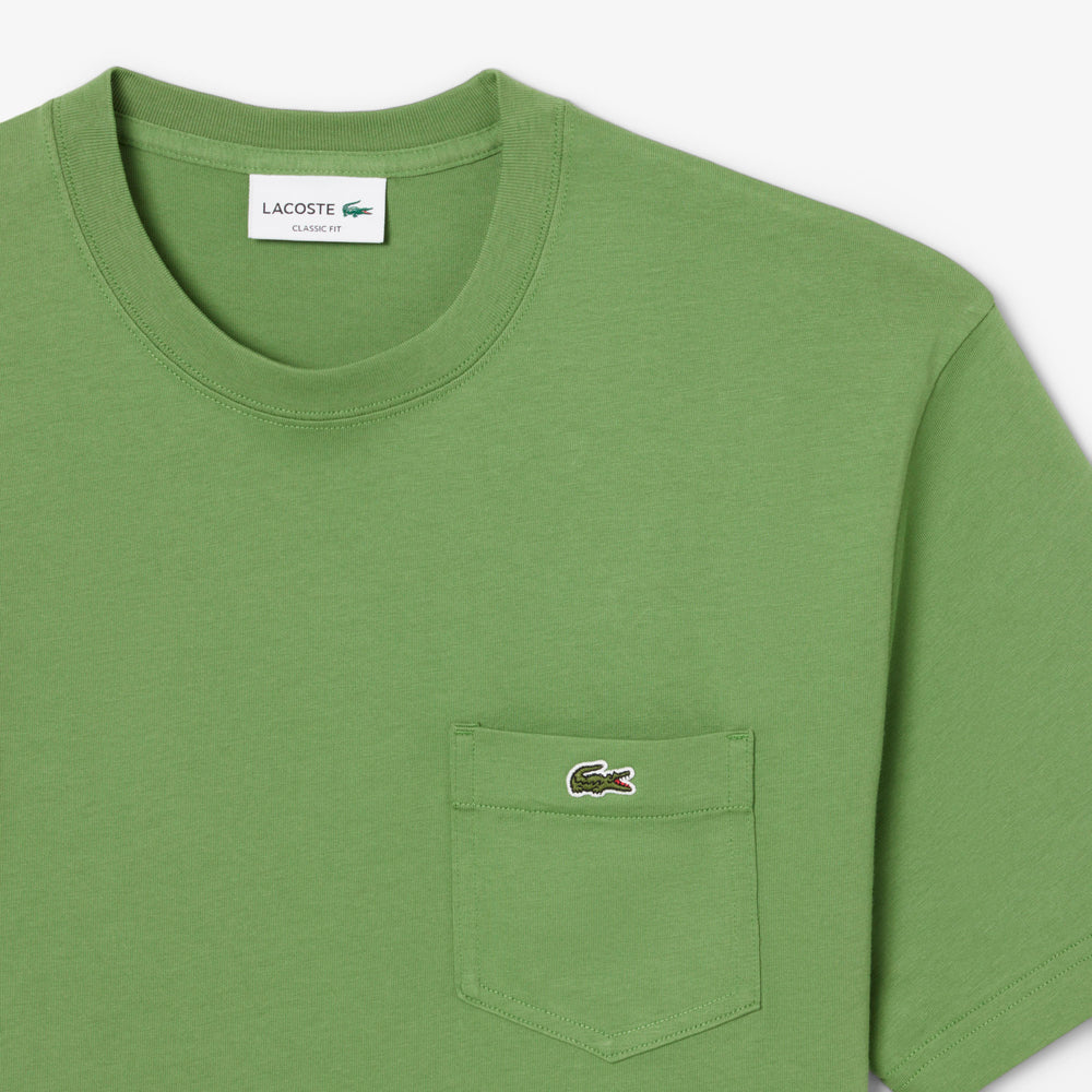 Cotton T-shirt with Breast Pocket