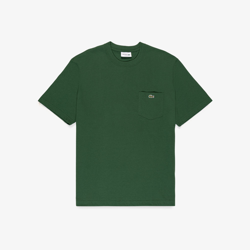 Cotton T-shirt with Breast Pocket
