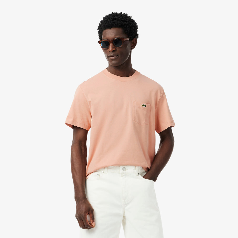 Cotton T-shirt with Breast Pocket